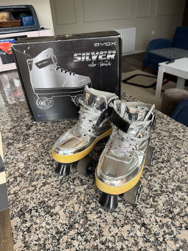 Роликовые квады Silver размер 36
