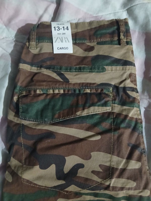 комуфляжные брюки ZARA