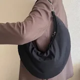 Синяя мини сумка, черная сумка дутик, льняные брюки Zara 6