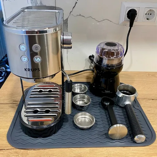 Кофемашина Krups Virtuoso, кофемолка Tefal