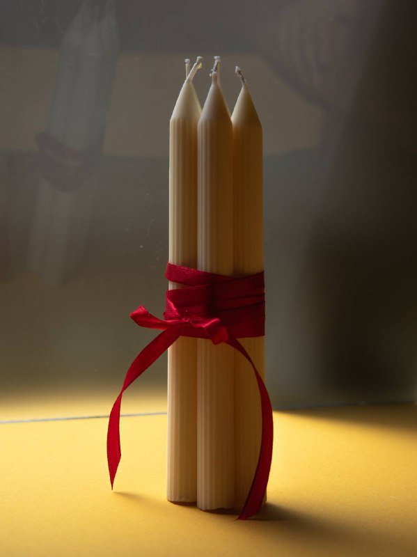 Свечи для новогоднего застолья 4