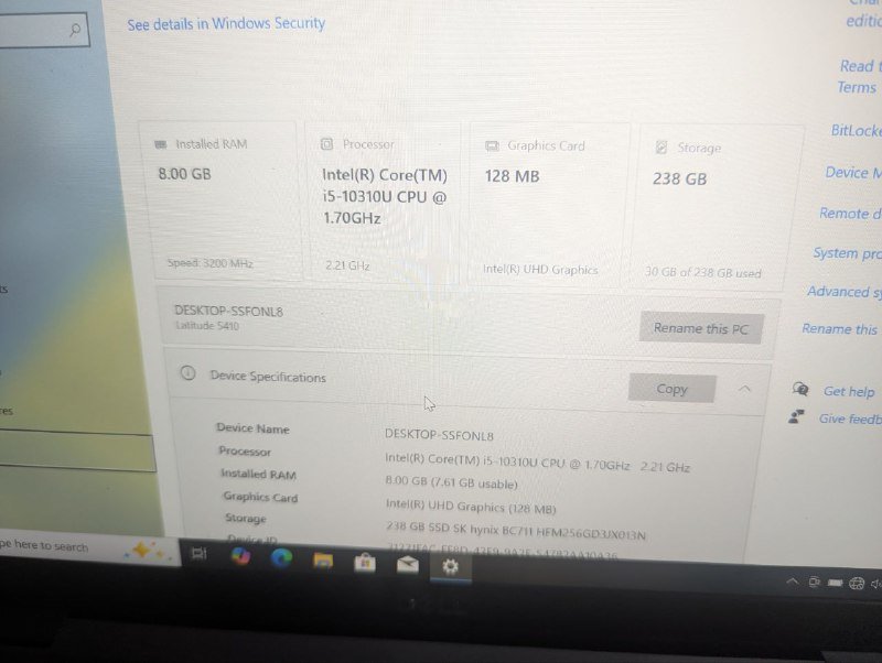 Dell Latitude 5410 бизнес ноутбук 6