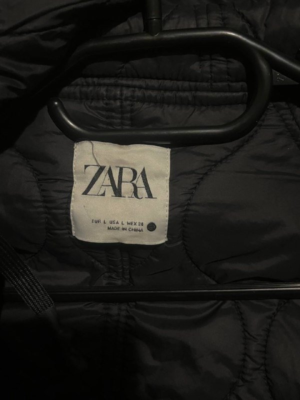 Стёганое пальто Zara размер L 2