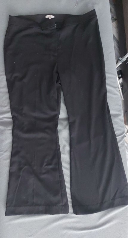 Брюки H&M клёш черные размер 18 XL EU 46 2