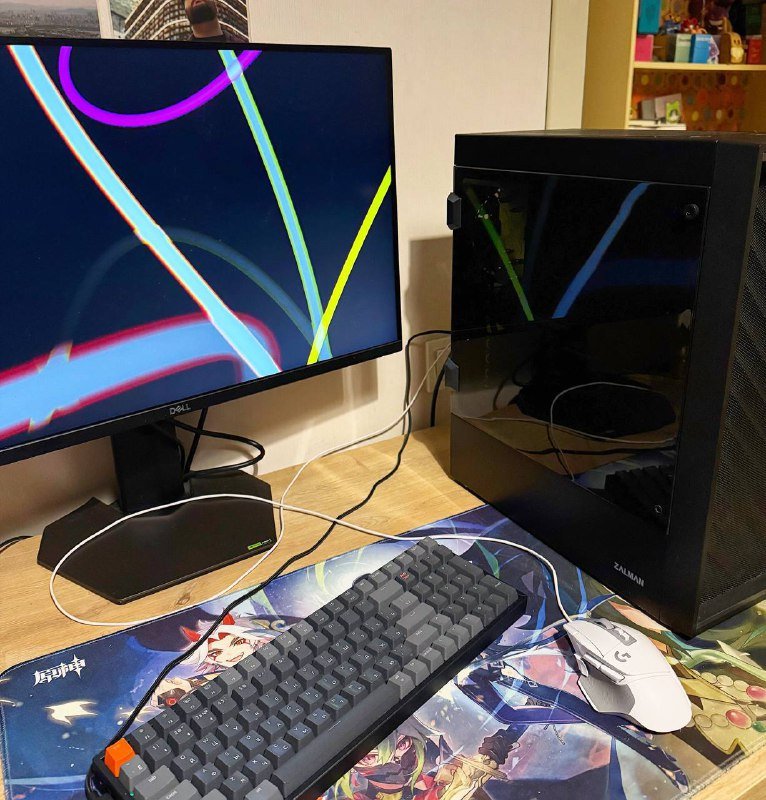 ПК Ryzen 5 7600, RTX 4070 SUPER, 16 ГБ DDR5, SSD 1TB, монитор, мышь, клавиатура