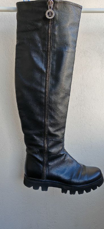 Сапоги ботфорты Loriblu 38,5 кожа