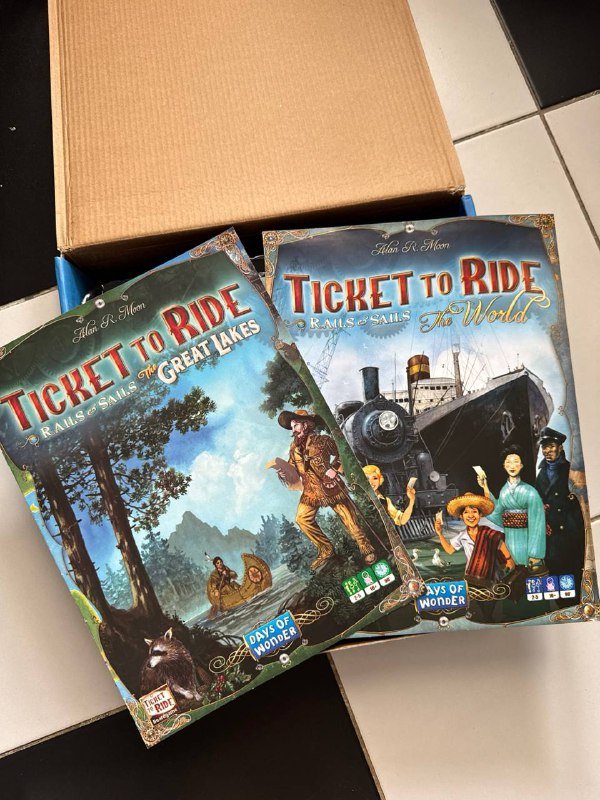 Настольная игра Ticket to Ride rails & sails 2