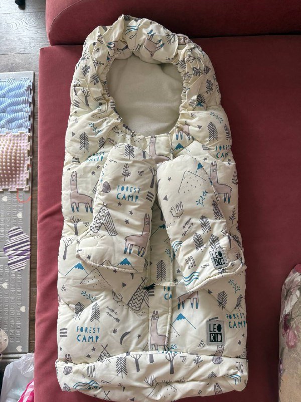 Зимний конверт Leokid для малышей с перчатками