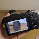 Sony a5100 camera, Sony 18–55 mm and 35 mm lenses, charger 6