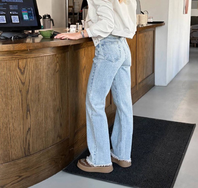 Джинсы клеш женские размер 32 2