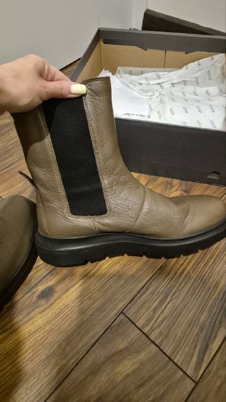 Ботинки челси ECCO из натуральной кожи, размер 41 2