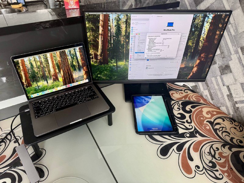 MacBook Pro, iPad Pro, монитор Acer