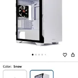 Корпус для ПК Thermaltake s100 TG white, кулеры 5