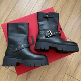 HUGO biker boots, Topshop biker boots 3