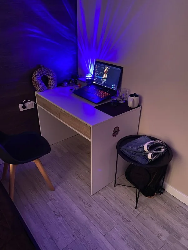 Desk and dresser 1