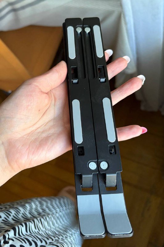 Металлическая складная подставка для ноутбука