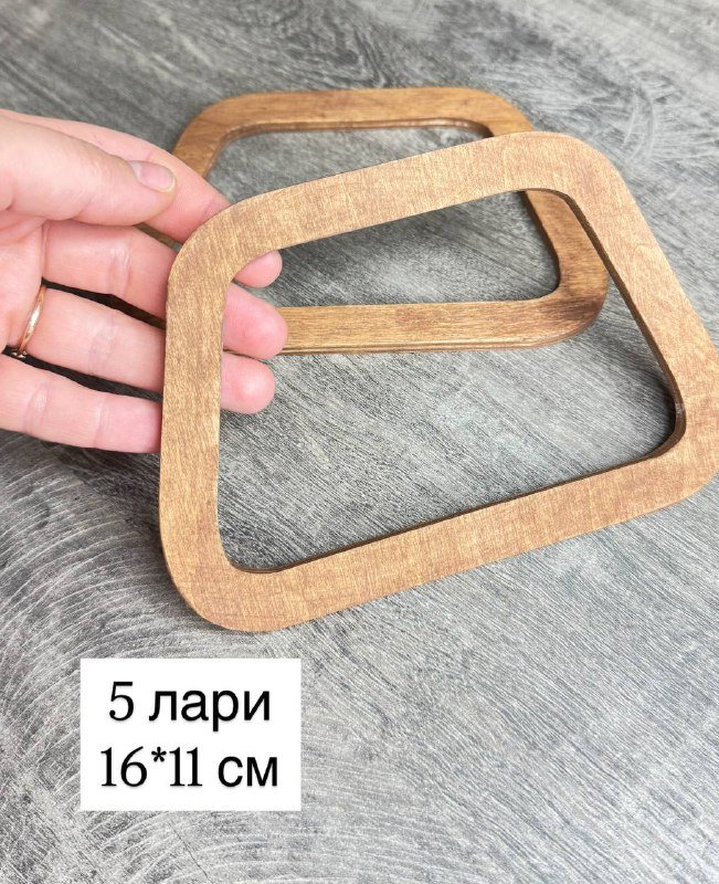 Деревянные ручки и металлические кольца для сумок 8