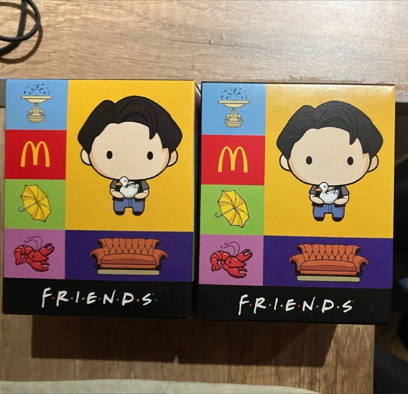 Двух Джоуи McDonald’s Friends