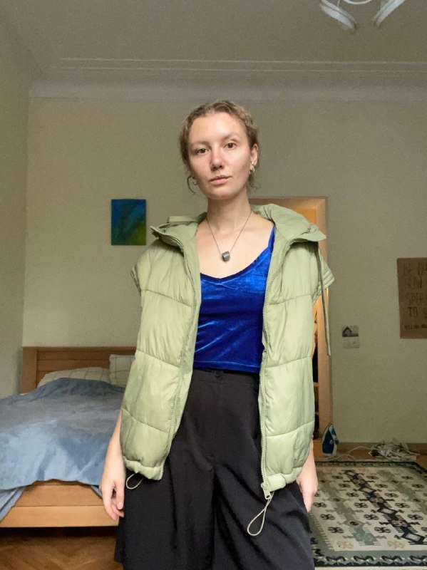 куртка с отстегивающимися рукавами жилетка Zara 3