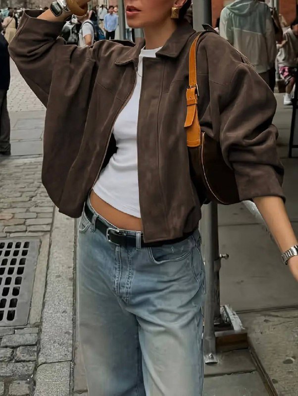 Бомпер замшевый женский куртка 2