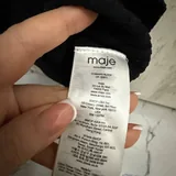 Maje лонгслив с вырезом на плечах 3