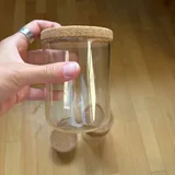 Стеклянные баночки с пробковыми крышками 3