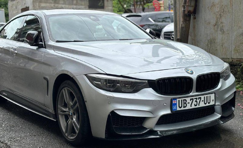 BMW 430i, белый, автомобиль 7