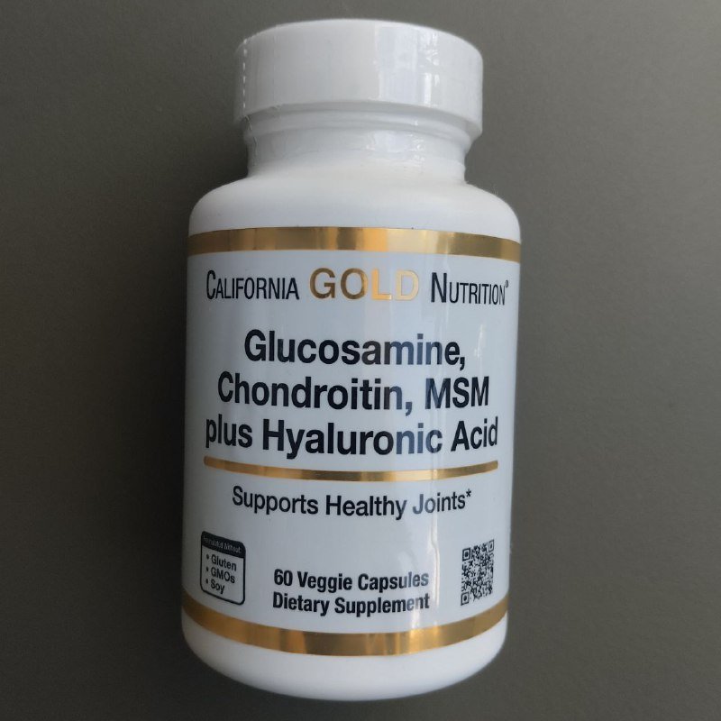 Глюкозамин хондроитин мсм с гиалуроновой кислотой 60 капсул