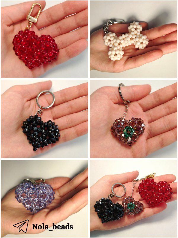 Брелки и подвесы из бисера 2