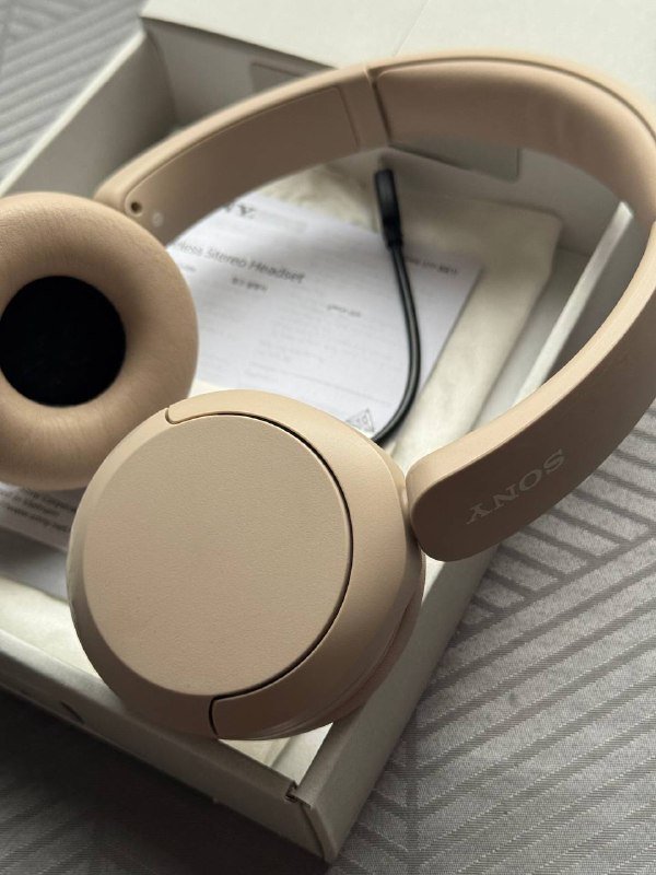 Наушники Sony WH-CH520 Wireless Stereo Headset Beige 3