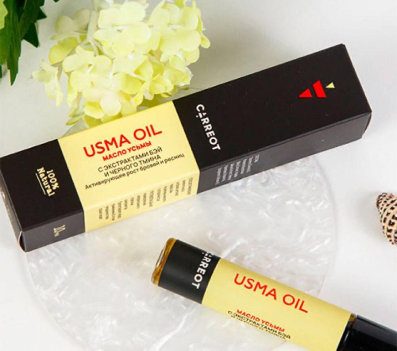 Масло усьмы для роста бровей и ресниц