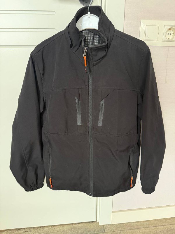 Черная легкая куртка, Демисезонная цветная куртка, Демисезонная куртка цвет хаки