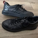 Черные кожаные кеды Bally 2