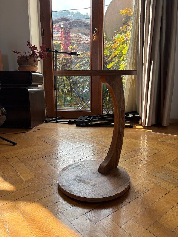 Разборный столик на колонне сиках диаметр 37см 2