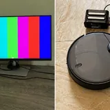 Игровое кресло, монитор, робот-пылесос, ковры, покрывало 2