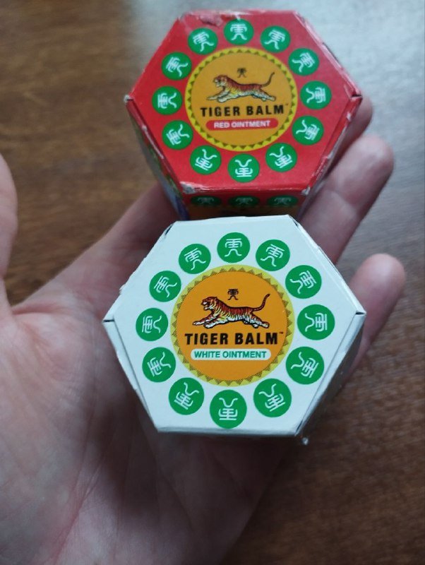 Тигровый бальзам красный, тигровый бальзам белый, натуральная хна Trichup 100 г