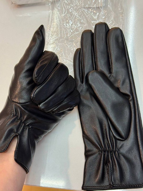 Женские перчатки тканевые, сеточка, замша 5