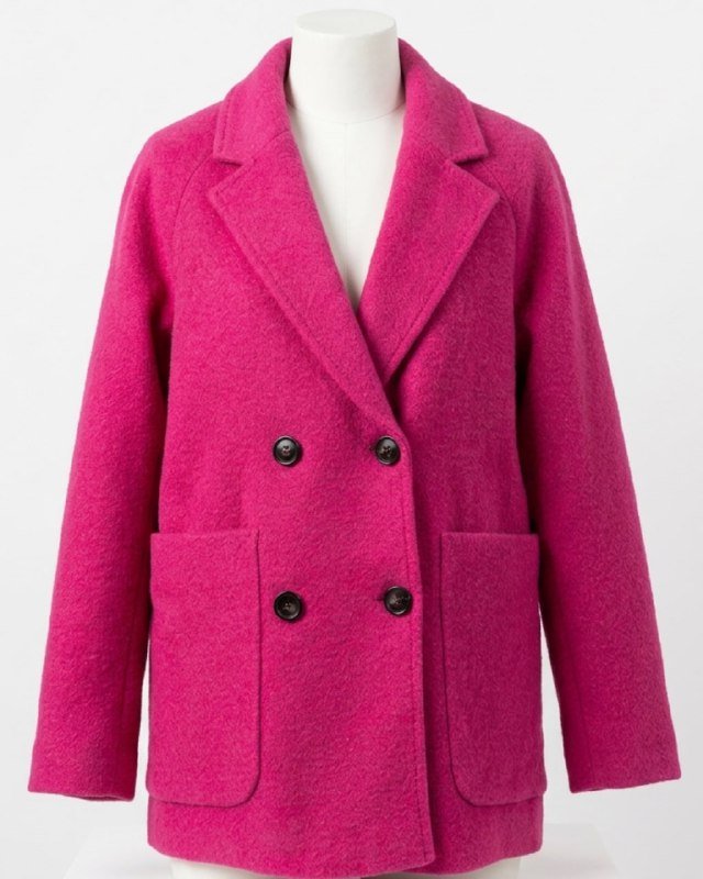 Пальто Blestprecious красное женское размер XS