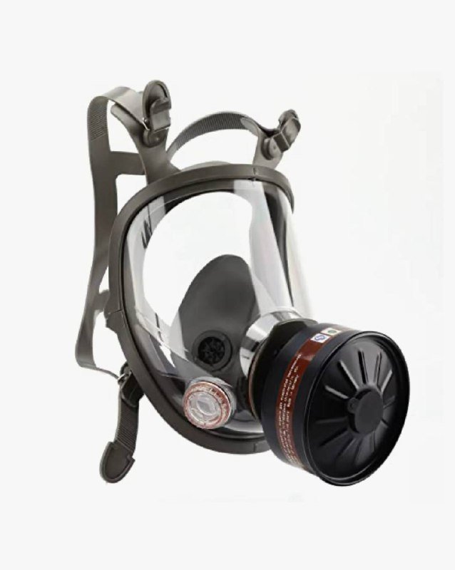 Противогаз силиконовый полно-лицевой с карбоновым фильтром 4