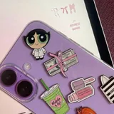 Металлические наклейки для телефонов 7