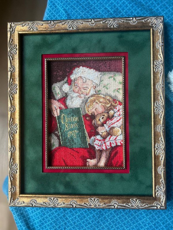 Вышивка Dimensions Рождественские истории в багете