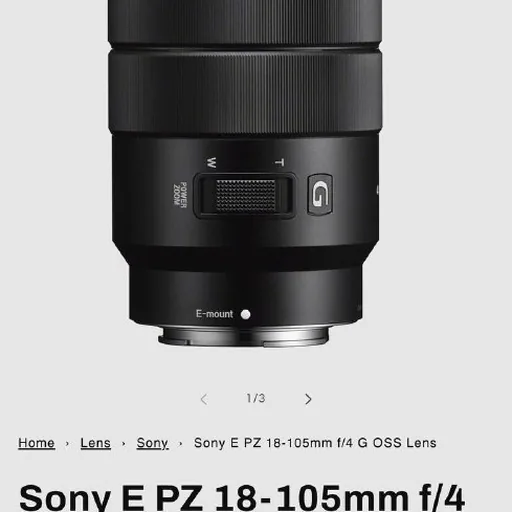 Объектив Sony E PZ 18–105mm F4 G OSS