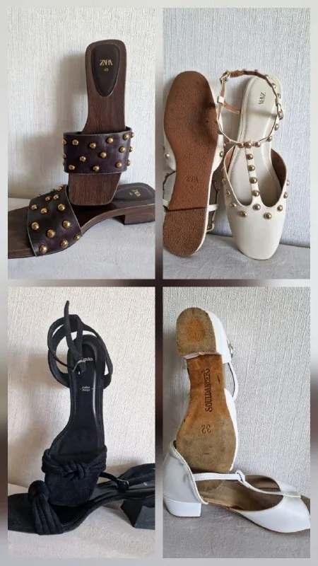 Женские и детские бальные туфли, ZARA, BATA