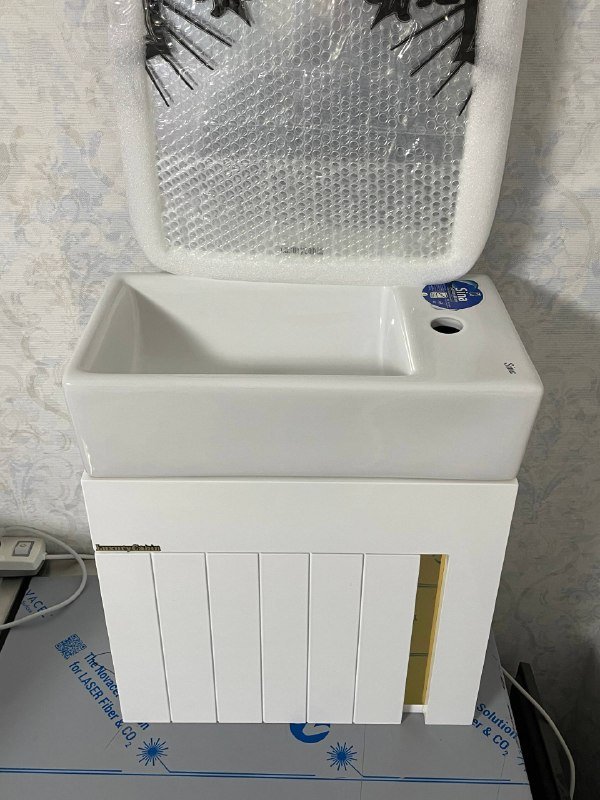 комплект зеркало, раковина, тумба 2