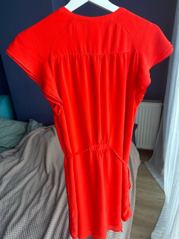 Платье H&M красное женское 2