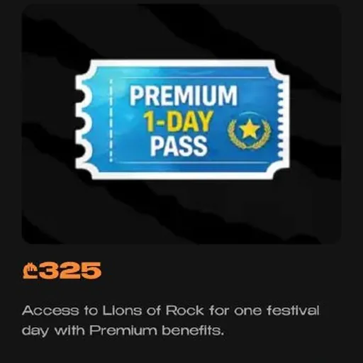 Билет на Lions of Rock