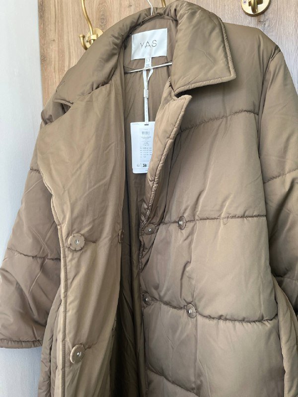Пуховик Y.A.S с поясом длинный размер L/XL новый 6