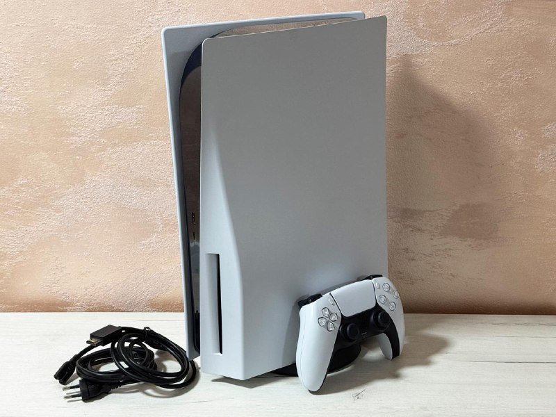 Sony PlayStation 5 с дисководом 825gb, оригинальный Dualsense, кабели, подставка