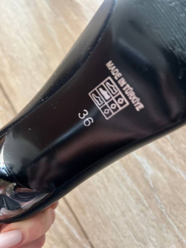 Черные женские туфли 36-36,5 размер 2