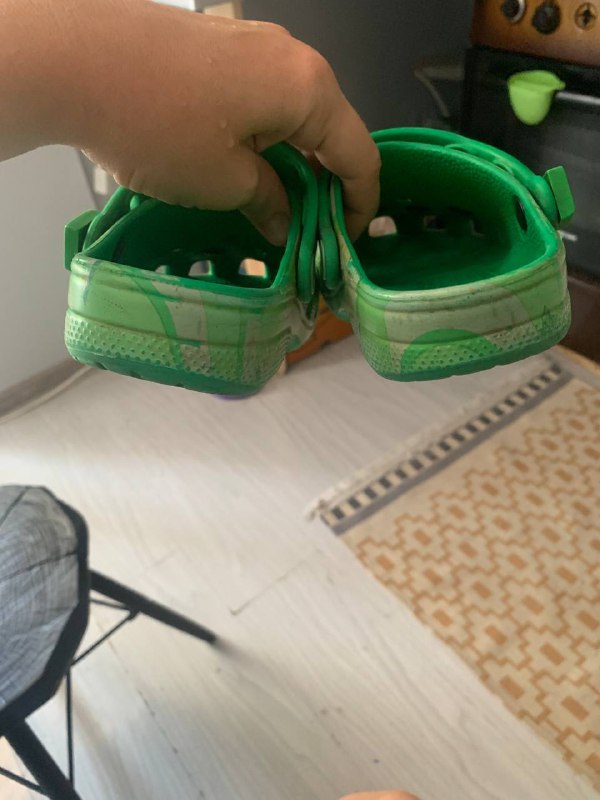 Crocs Minecraft детские, размер 33-34, J 2 3